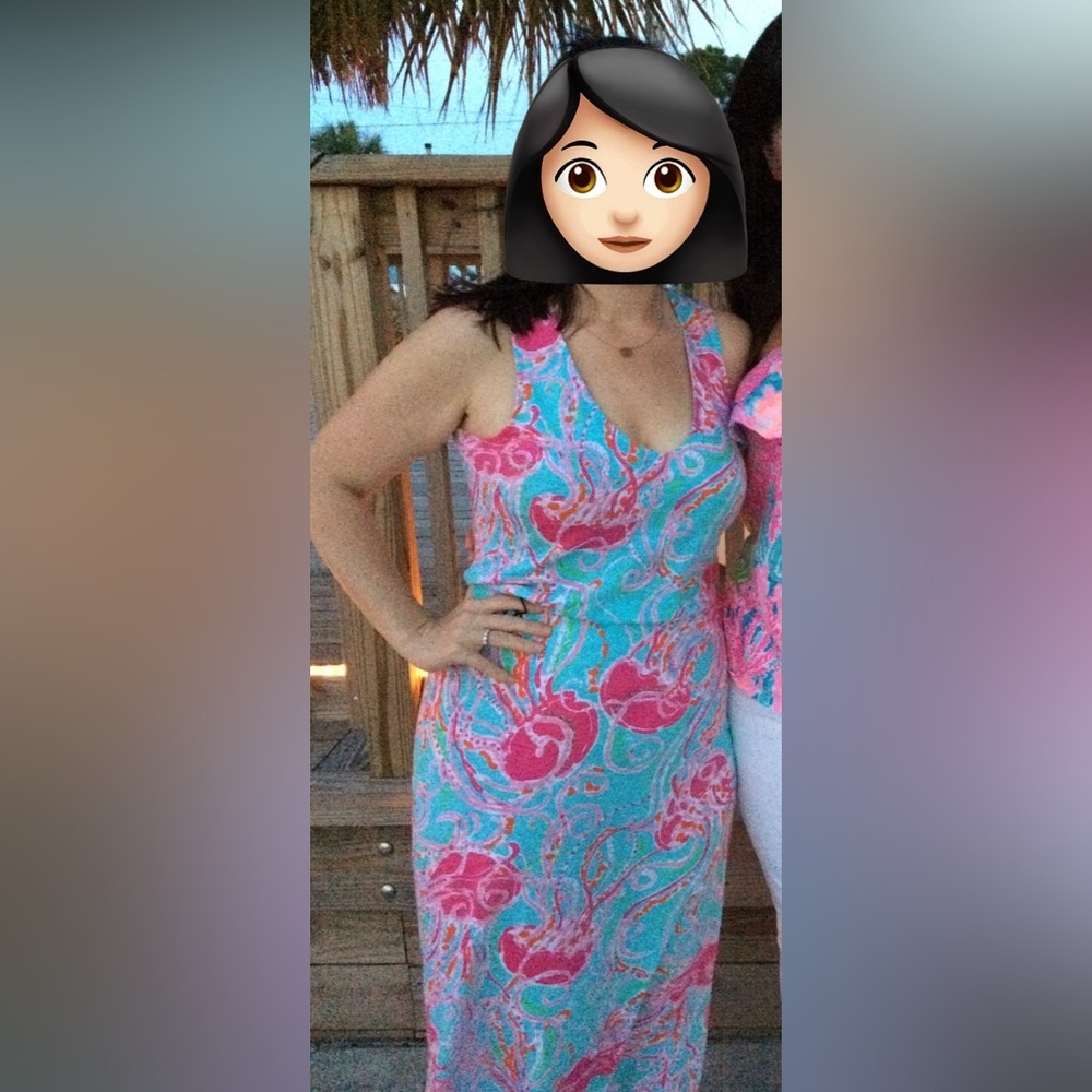 Lilly Pulitzer jellies be jammin maxi dress medium